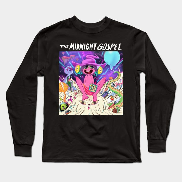 MIDNIGHT GOSPEL Long Sleeve T-Shirt by kewokawi